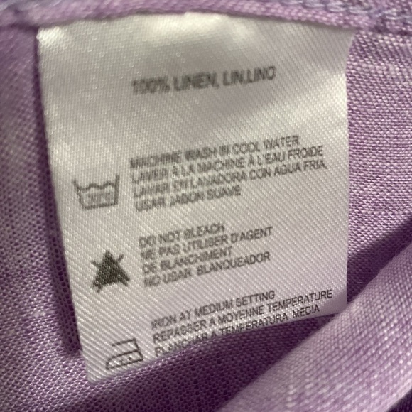 Report Collection Men’s 100% Linen Button Down Shirt - Picture 9 of 13